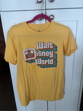Disney Yellow Walt Disney World Retro Graphic Tee